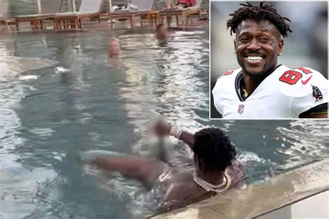 antonio brown naked pool|Video Shows Antonio Brown Exposing Himself At Dubai Hotel Pool